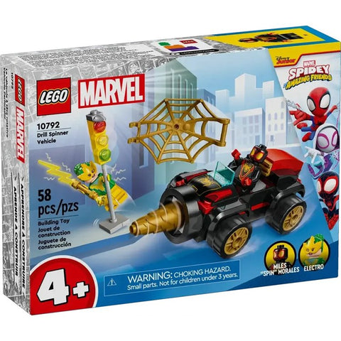 Lego: Marvel Drill Spinner Vehicle - Ages 4+