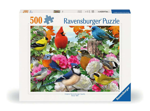 500 pc puzzle: Garden Birds - 8+