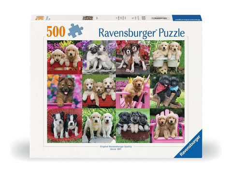 500 pc puzzle: Puppy Pals - 8+