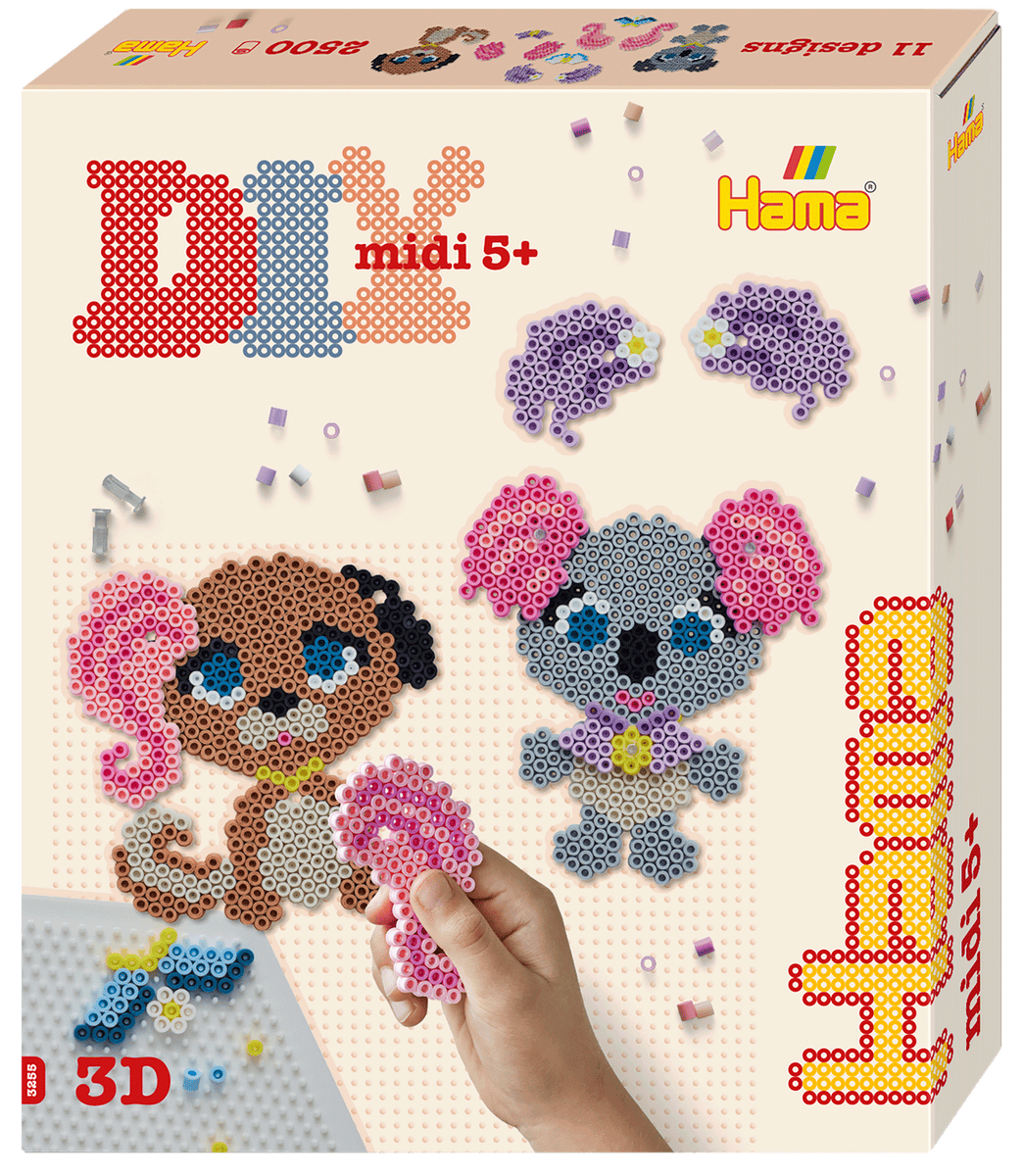 Hama: Midi Beads Gift Box Pet Salon Ages 5+ - Main Image