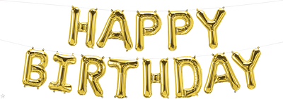 Phrase Happy Birthday AIR-FILL Balloon Kit 16"
