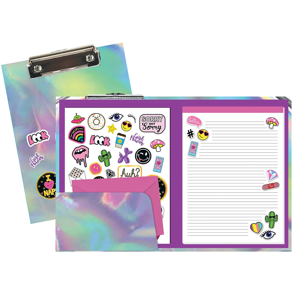 Silver Holographic Clipboard Set - Ages 6+ – Playful Minds