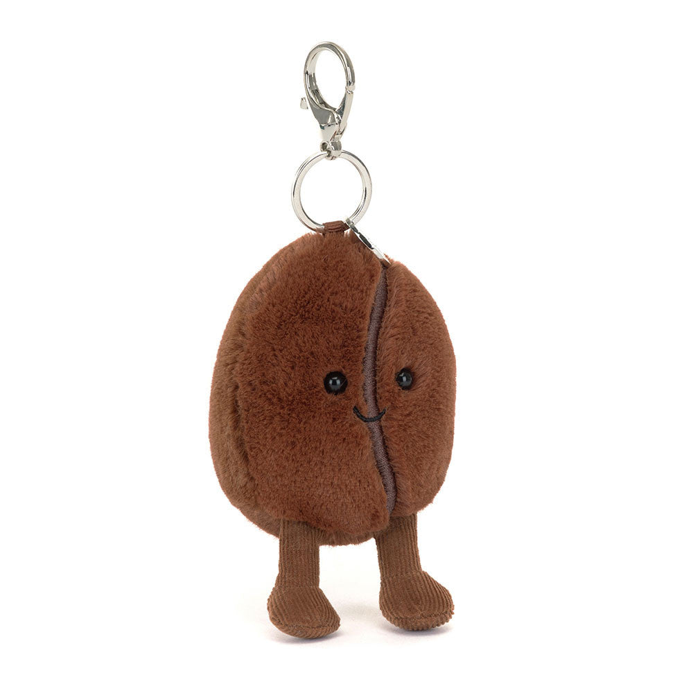  ジェリーキャット　コーヒー　キーリング JC: Amuseables Coffee Bean Bag Charm - Ages 5+ – Playful Minds