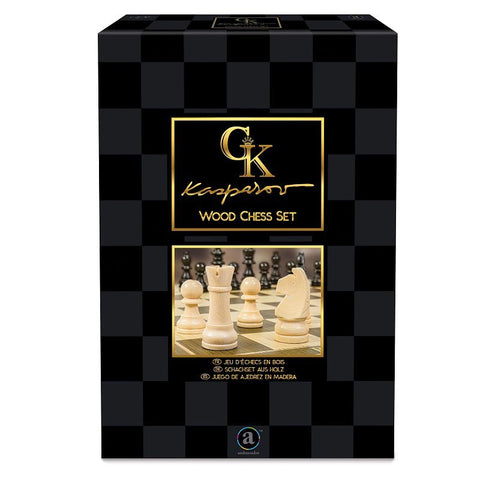 Kasparov Wood Chess Set - Ages 6+