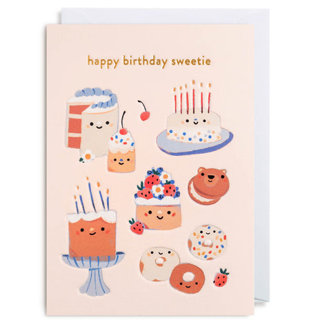 Happy Birthday Sweetie - Birthday Card