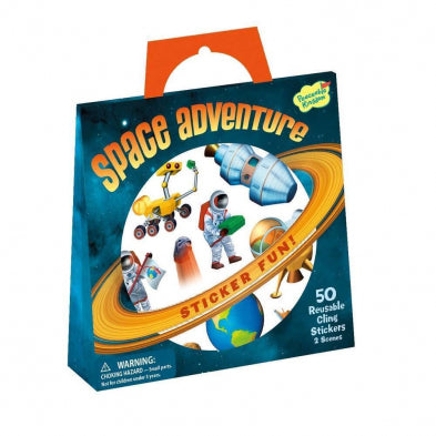 Reusable Sticker Tote: Space Adventure - Ages 3+