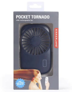 KL: Pocket Tornado USB rechargeable Fan - Ages 8+