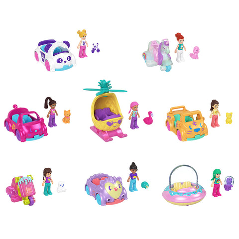 Polly Pocket: Pollyville Single Vehicle - Ages 4+