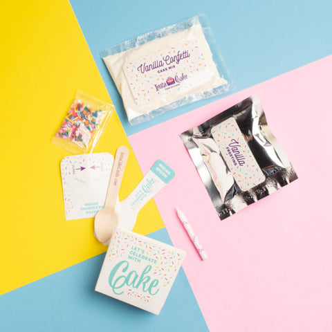 Celebration Cake Kit - Vanilla Confetti - Ages 4+ (with Adult Supervision)