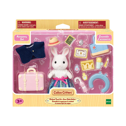 Weekend Travel Set - Snow Rabbit Mother - Calico Critters Ages 3+