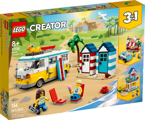 Lego: Creator Beach Camper Van - Ages 8+