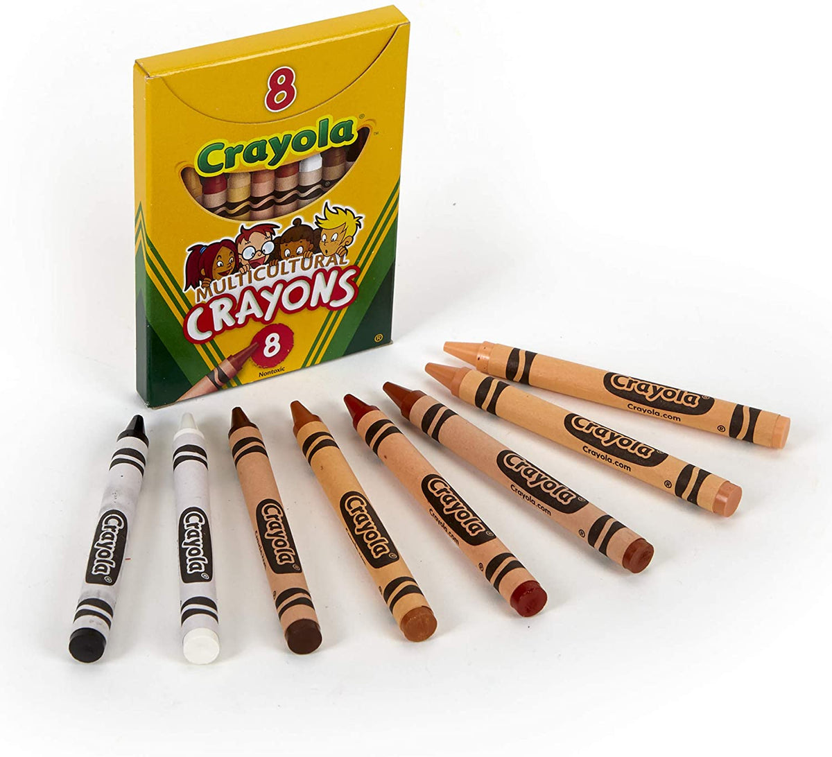 Crayons: Multicultural, 8 Count - Ages 3+ – Playful Minds