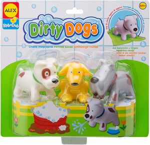 Alex: Toys Bath Dirty Dogs - Ages 6mths+