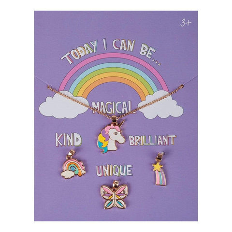 GP: Today I Can Be Magical, Kind, Brilliant, or Unique Necklace and Charms Set -  Ages 3+