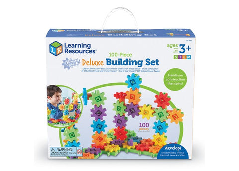 Gears! Gears! Gears! Deluxe Building Set 100pc - Ages 3+