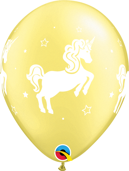 Whimsical Unicorn Latex Balloon 11"