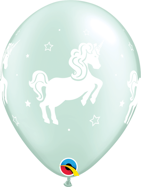 Whimsical Unicorn Latex Balloon 11"
