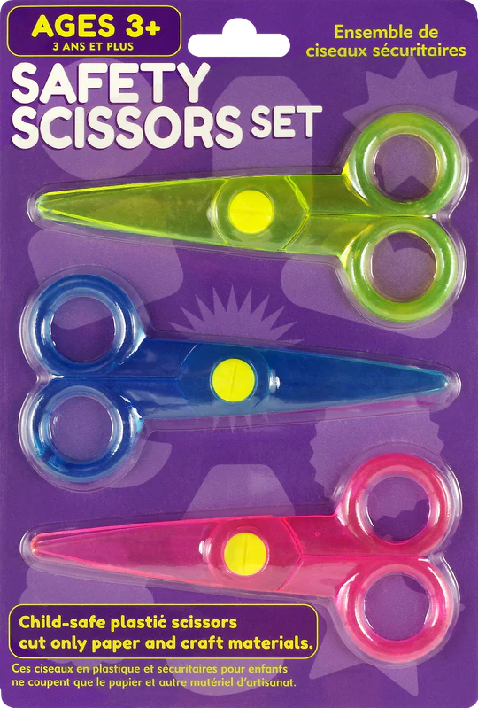 PPP: Safety Scissors Set - Ages 3+ – Playful Minds