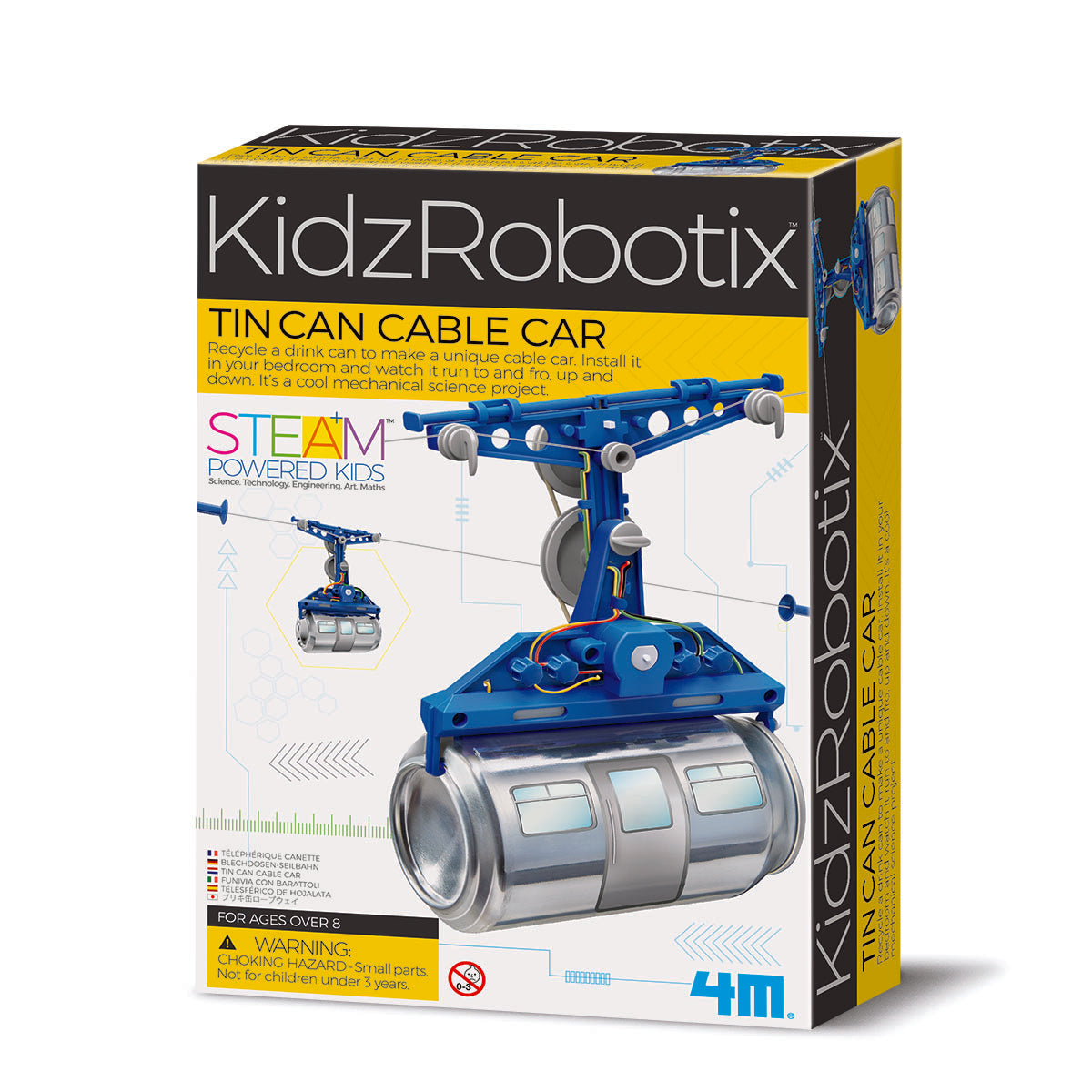 4M: Kidz Robotix Tin Can Cable Car - Ages 8+ – Playful Minds