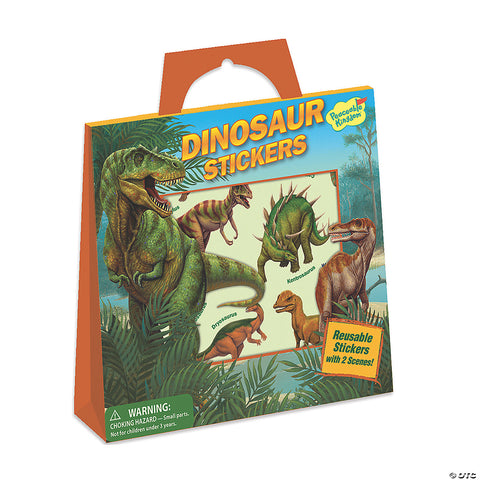 Reusable Sticker Tote: Dinosaurs - Ages 3+