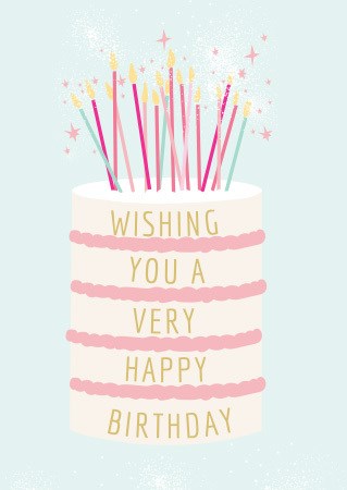 Cake - Birthday Card