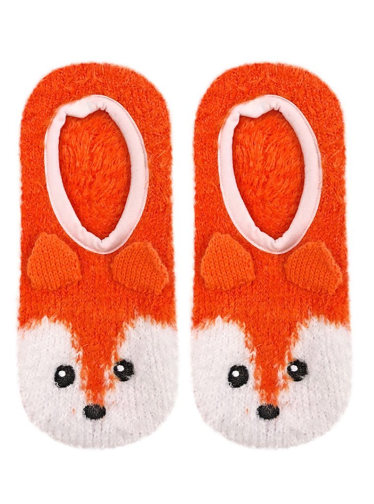 Fuzzy Fox Slipper Socks - One Size Fits Most – Playful Minds