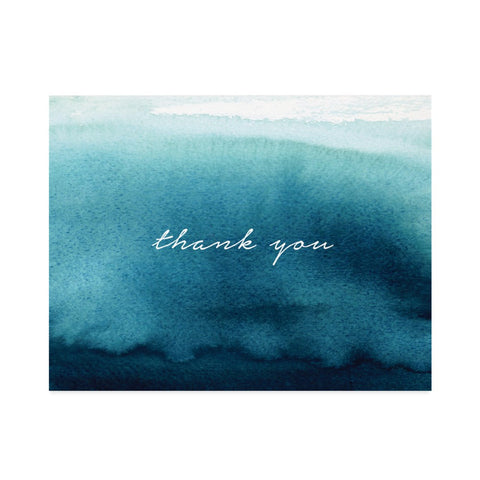 Thank You Blue - Thank You Card