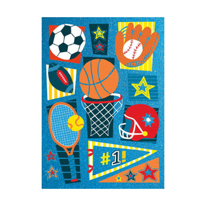 Sports Pattern - Birthday Card