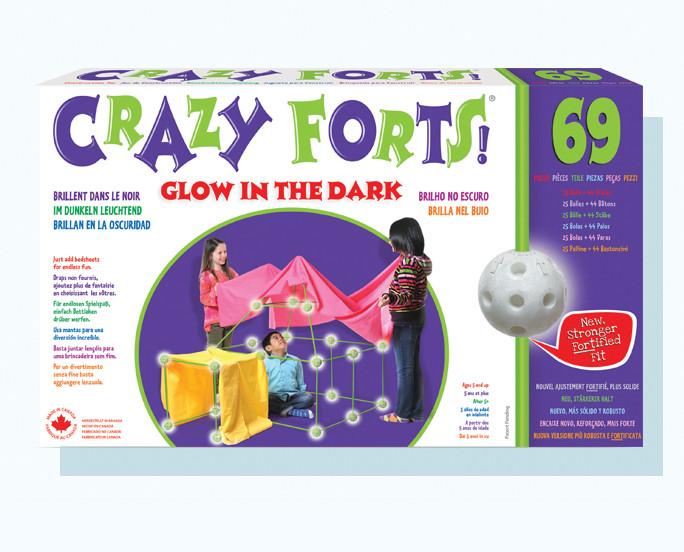 KAZE TO MORI GLOW-UNIT 2個セット Crazy Forts: Glow in The Dark (Canadian Made!) - Ages 5+ – Playful