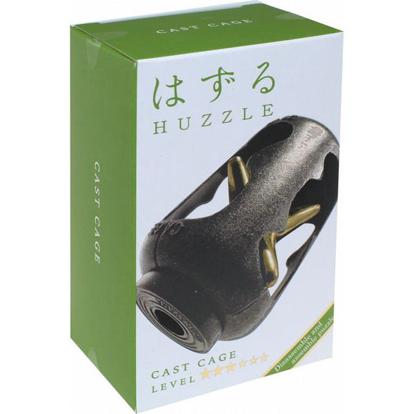 Cast Metal Cage Puzzle - Level 3/6 - Hanayama