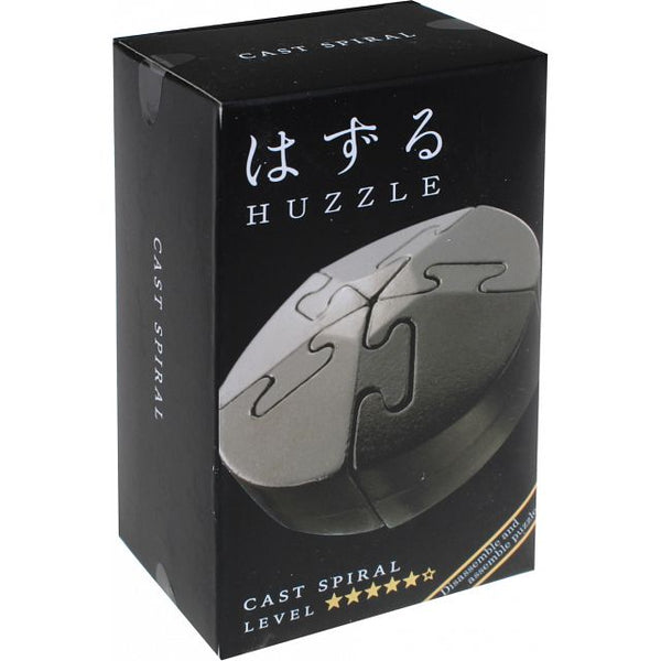 Cast Metal Spiral Puzzle - Level 5/6 - Hanayama