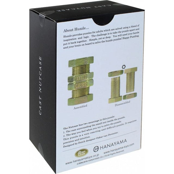 Cast Metal Nutcase Puzzle - Level 6/6 - Hanayama