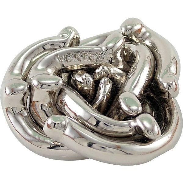 Cast Metal Vortex  Puzzle -  Level 6/6 - Hanayama