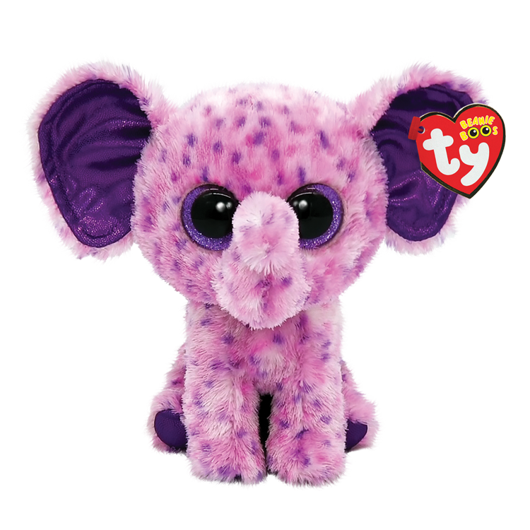 TY: Beanie Boos - Eva - Elephant Purple -  Ages 3+