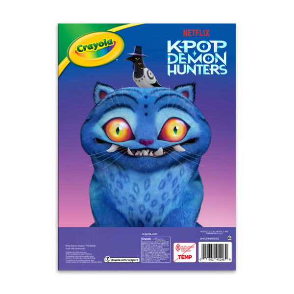 Crayola: 96 Page Colouring Book K-Pop Demon Hunters - Ages 3+