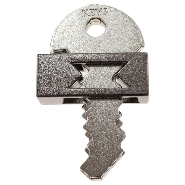 Cast  Key III Metal Brain Teaser Puzzle - Level 6/6 - Hanayama