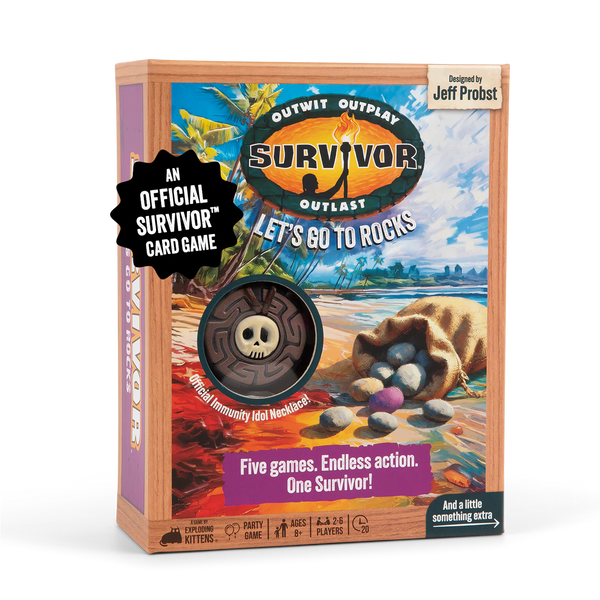Survivor: Let's go to Rocks - Card Game - Ages 8+