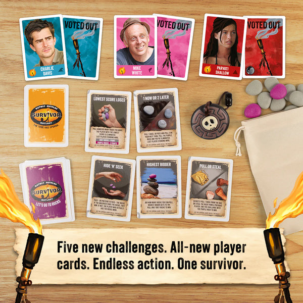 Survivor: Let's go to Rocks - Card Game - Ages 8+