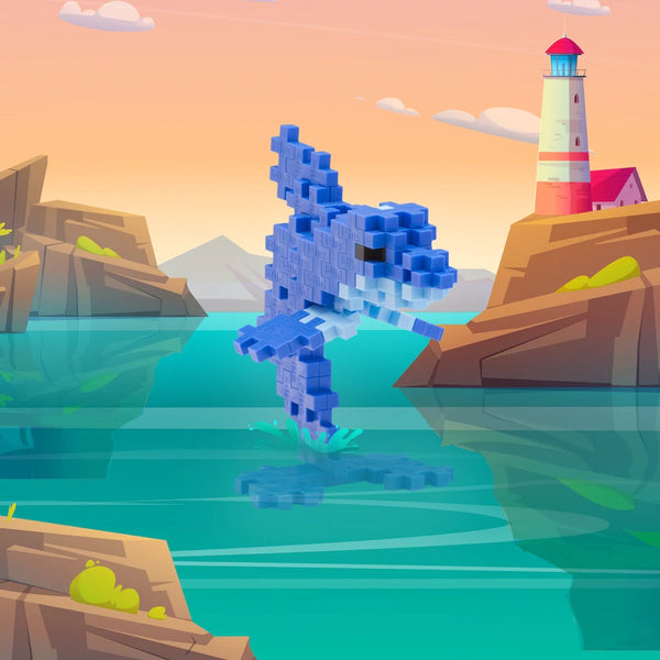 Plus Plus: Tube Dolphin - Ages 5+