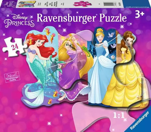 24 Piece Floor Puzzle: Disney Pretty Princesses - Ages 3+