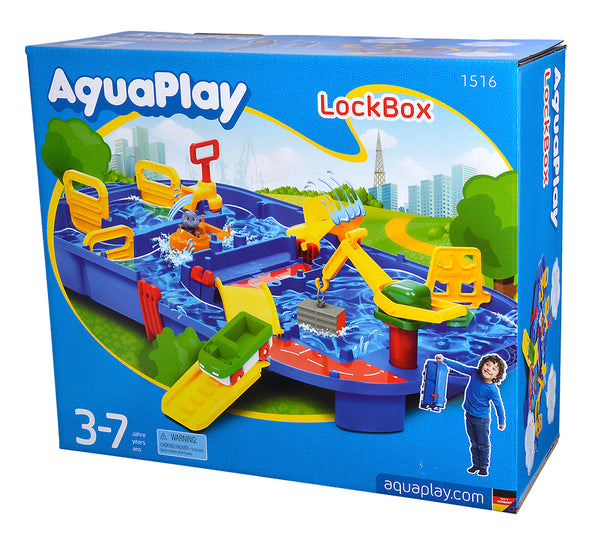 AquaPlay LockBox Waterway with Canal System - Portable Water Play Set