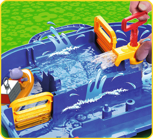 AquaPlay LockBox Waterway with Canal System - Portable Water Play Set