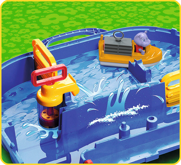 AquaPlay LockBox Waterway with Canal System - Portable Water Play Set