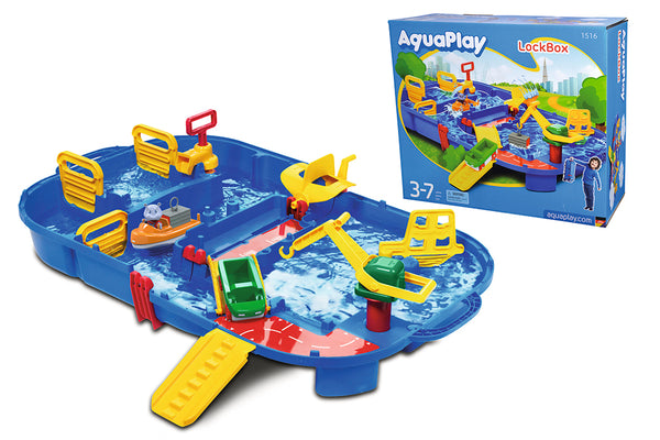 AquaPlay LockBox Waterway with Canal System - Portable Water Play Set