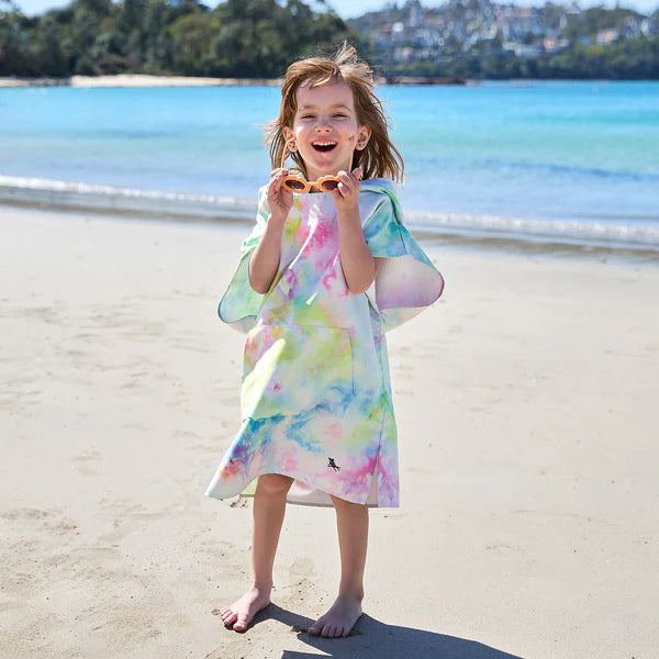 Dock & Bay: Quick Dry Poncho Kids - Bubble Dreams - Ages 3-10