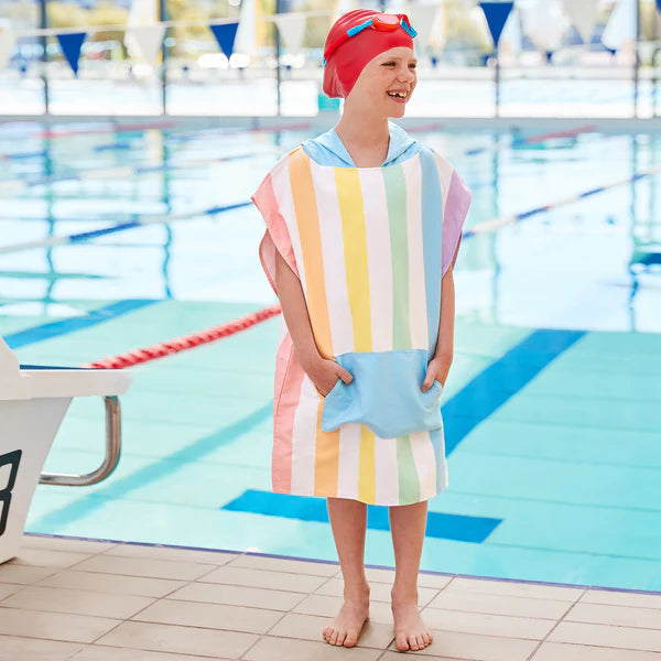 Dock & Bay: Quick Dry Poncho Kids - Unicorn Waves - Ages 3-10