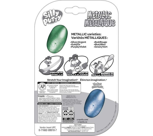 Crayola - Silly Putty Metallic Eggs 2 Pack