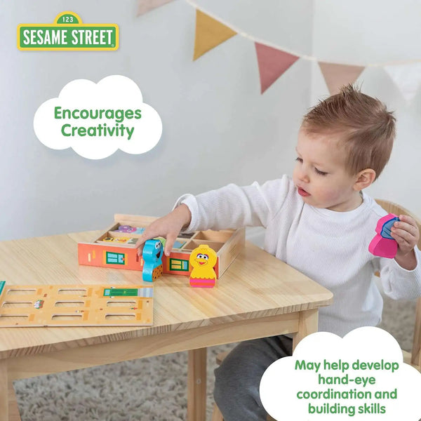 Sesame Street-Wooden Brownstone