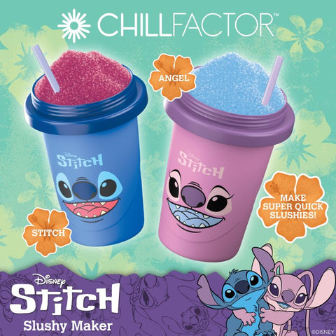 Chill Factor: Disney Stitch & Angel Slushy Maker - Ages 3+