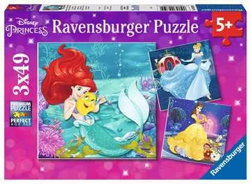 3x49 Piece Puzzle: Disney Princess Adventure - Ages 5+